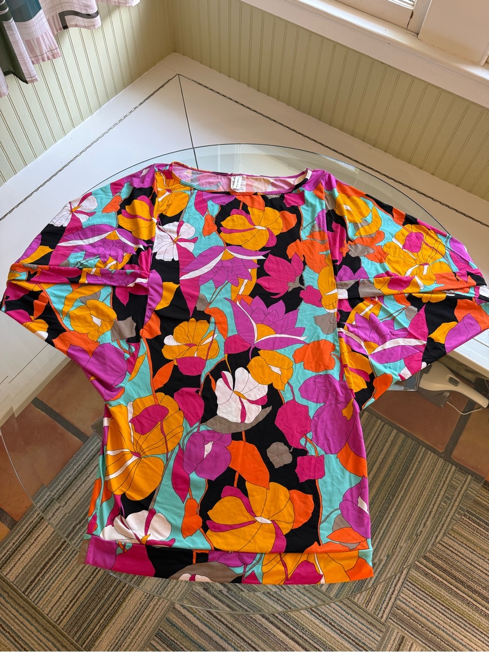 Vintage Trina Turk Gemini Spandex Top